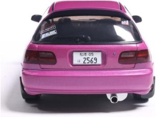 Honda Civic (eg6) Solido Works Pink metallic pink 1991 S1810409 Solido 1:18 Metallmodell